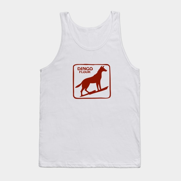 Dingo Flour Australian Souvenir Fremantle Australia Tank Top by Closeddoor